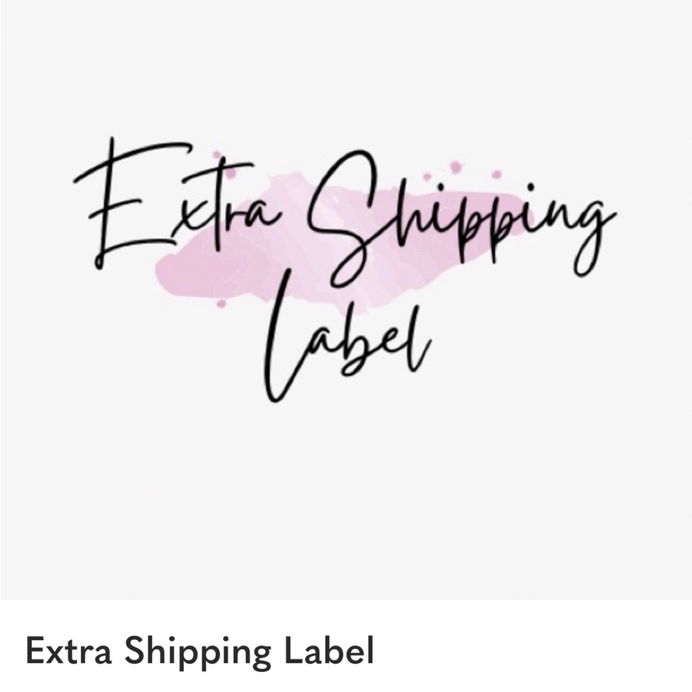 Extra Shipping Label
